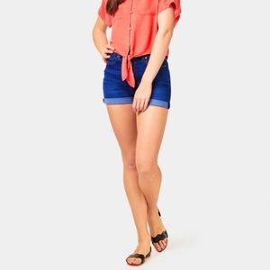 !Reposh! MOTHER Dropout Cuff Short in Bright Eyes